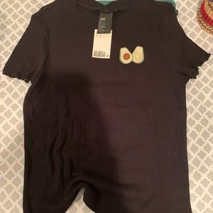 Avocado pajama top & shorts Women's size L